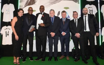 ALEX WILLIAMS MBE HONOURED AT PRESTIGIOUS FOOTBALL AWARDS CEREMONY
